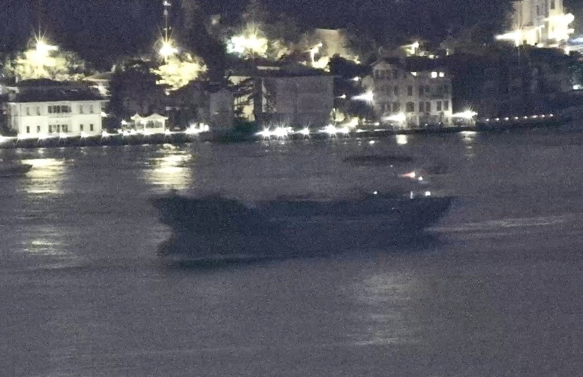 Palau-flagged vessel Sukru Okan transits Istanbul's Bosphorus