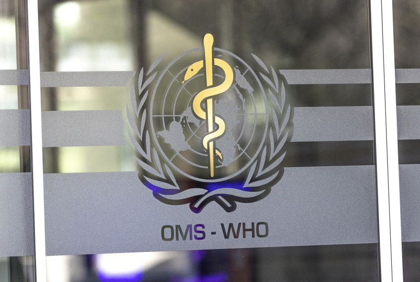 FILE PHOTO: WHO logo is seen near its headquarters in Geneva